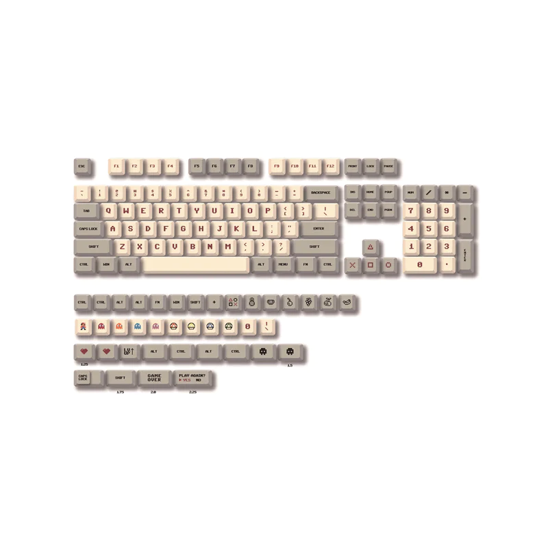 Dye Sub XDA Retro keycaps