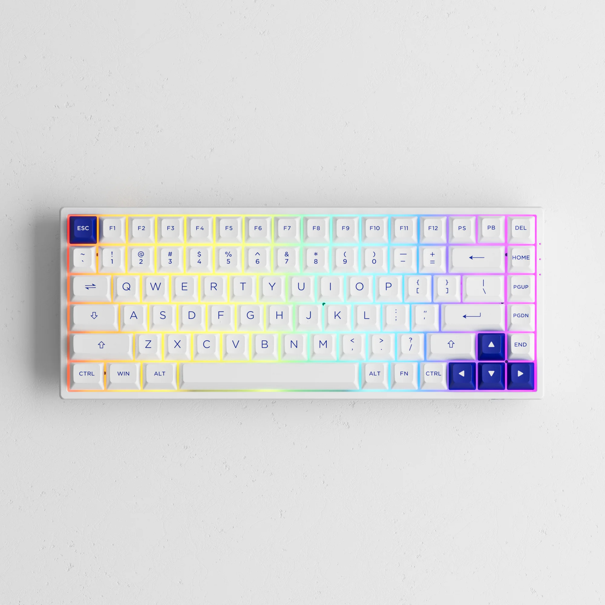 Akko 3084B Plus Blue on White