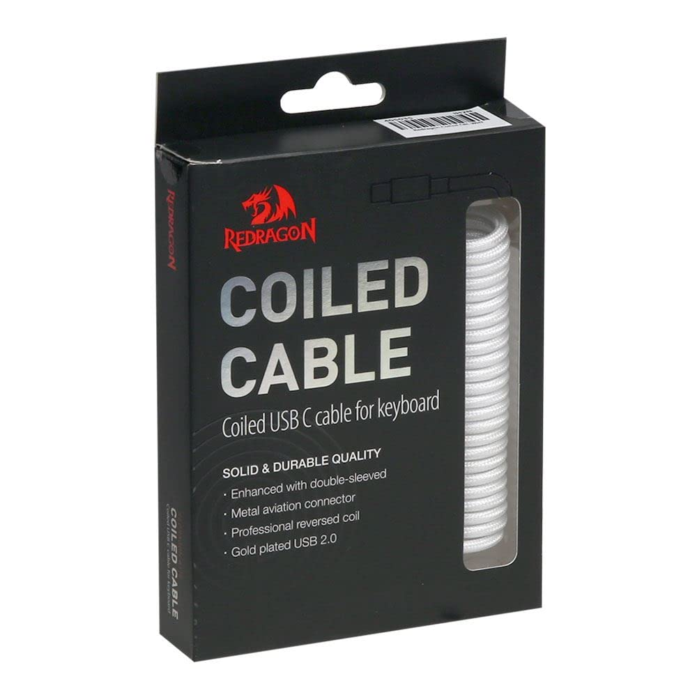 Redragon A115 Coiled USB-C Keyboard Cable
