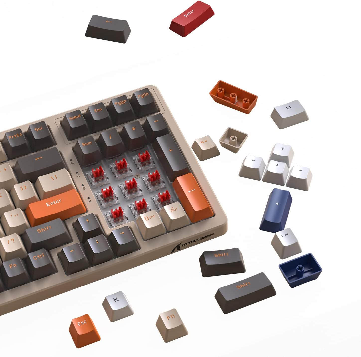 Attack Shark K98 Shimmer Red