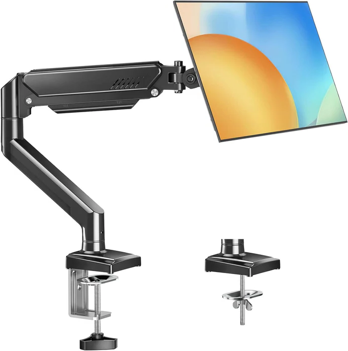 MOUNTUP Freelift Single Monitor Desk Mount for 13''-32'' Monitors MUA8013 Black