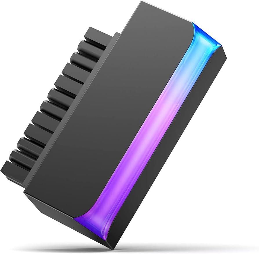 AsiaHorse ATX 24 Pin 90 Degree Adapter Black