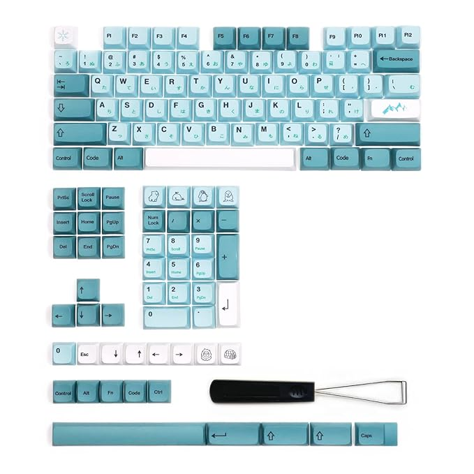 Dye Sub XDA Polar Keycaps