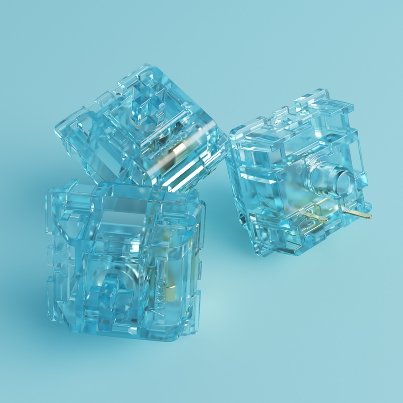 AKKO CS Crystal Blue Switches (45 قطعه)