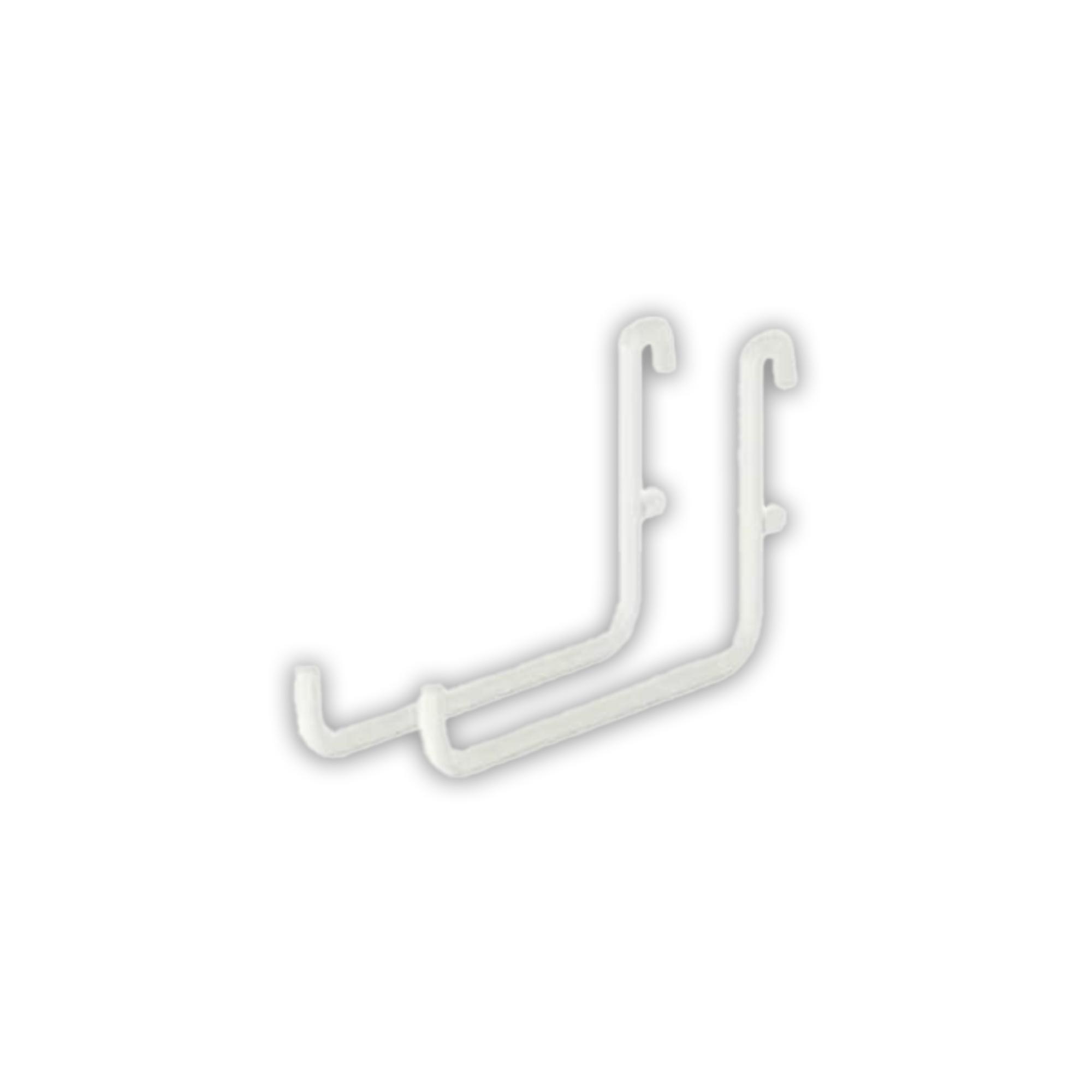 PVC Pegboard Hooks Type-A (2 Pcs)