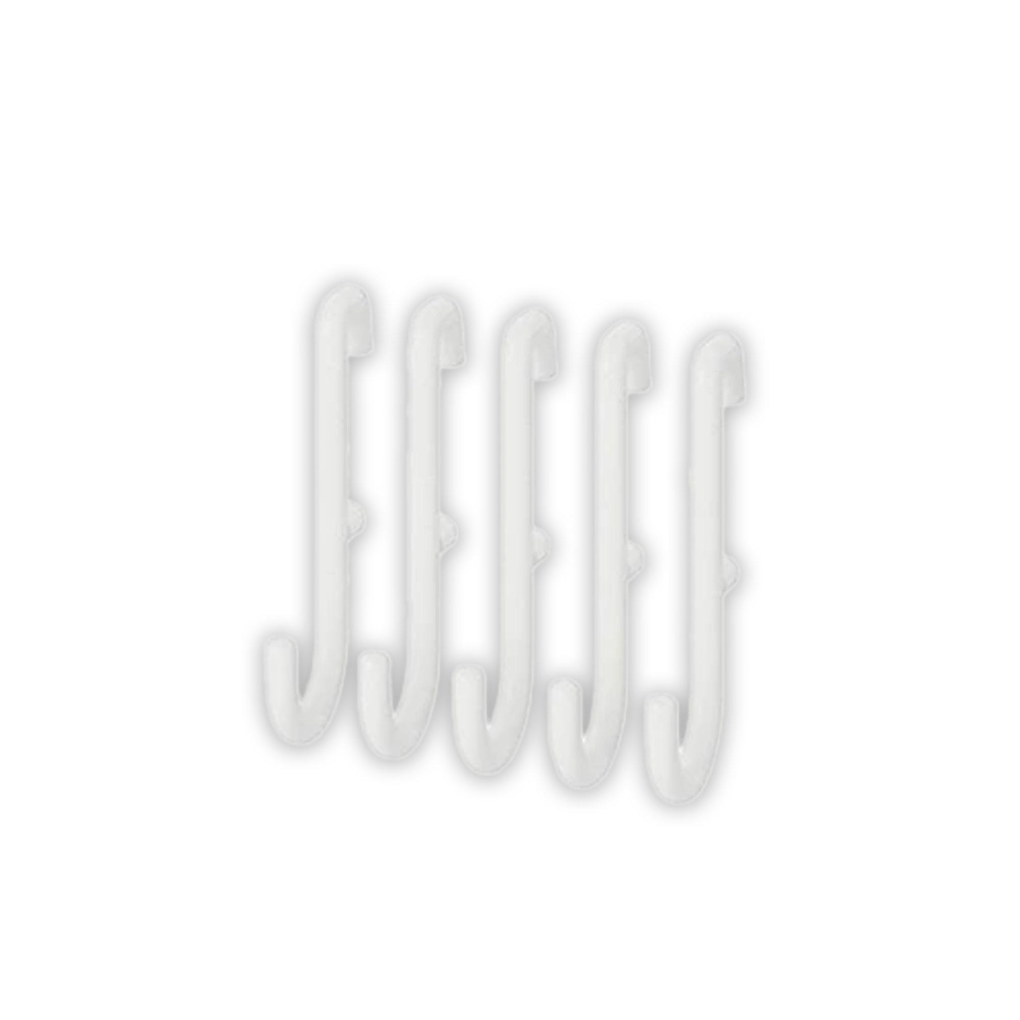PVC Pegboard Hooks Type-D (5 Pcs)