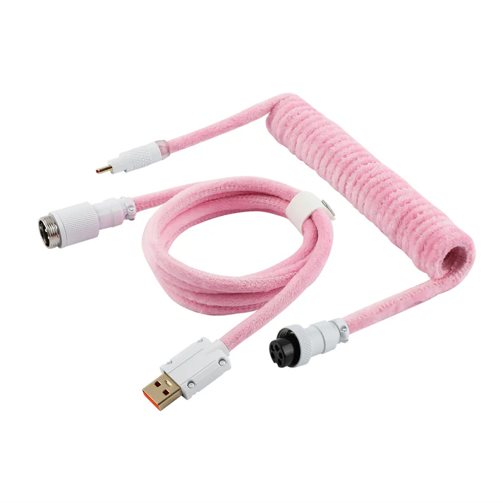 Coiled Cable Furmix Pink