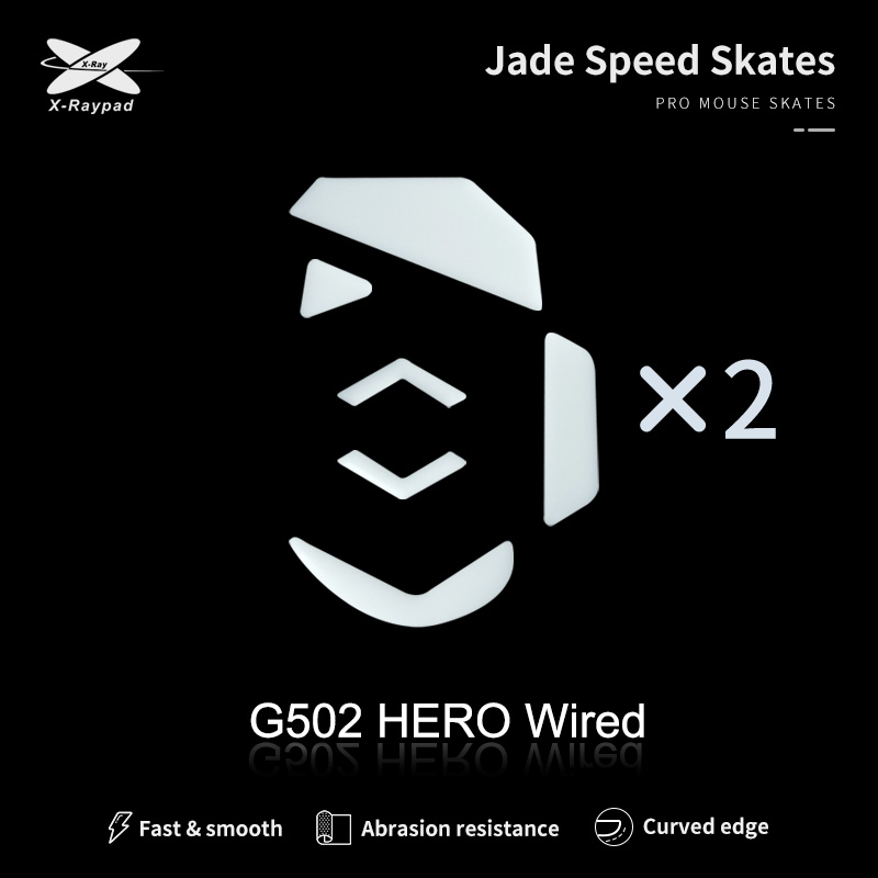 XRAYPAD Jade Skates for Logitech G502 HERO Wired