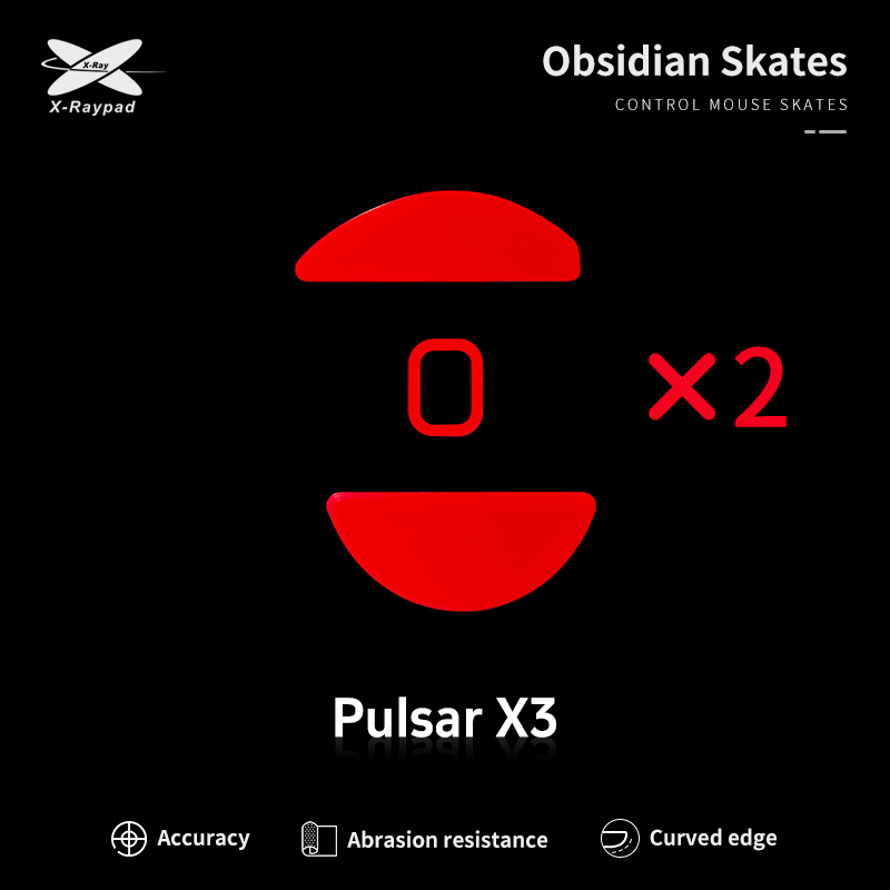 XRAYPAD Obsidian Skates for Pulsar X3