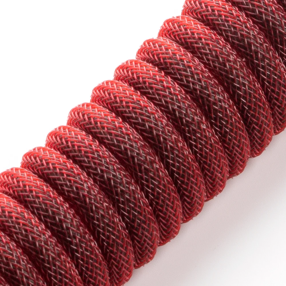 Coiled Cable Dark Red