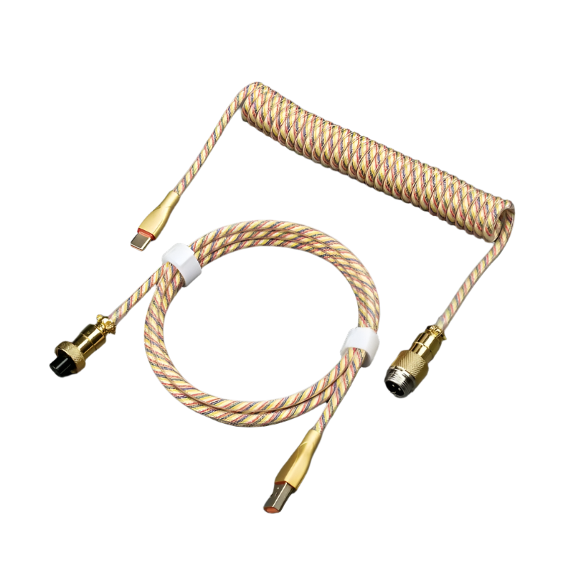 Coiled Cable Gold