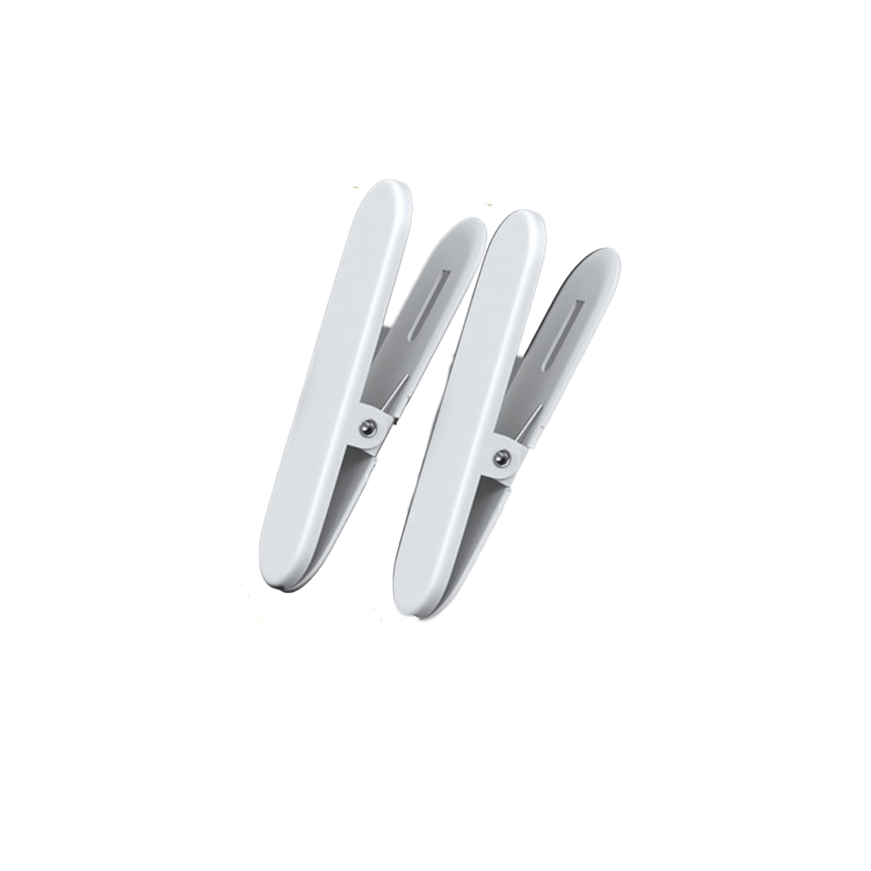 PVC Pegboard Clips White (2x)