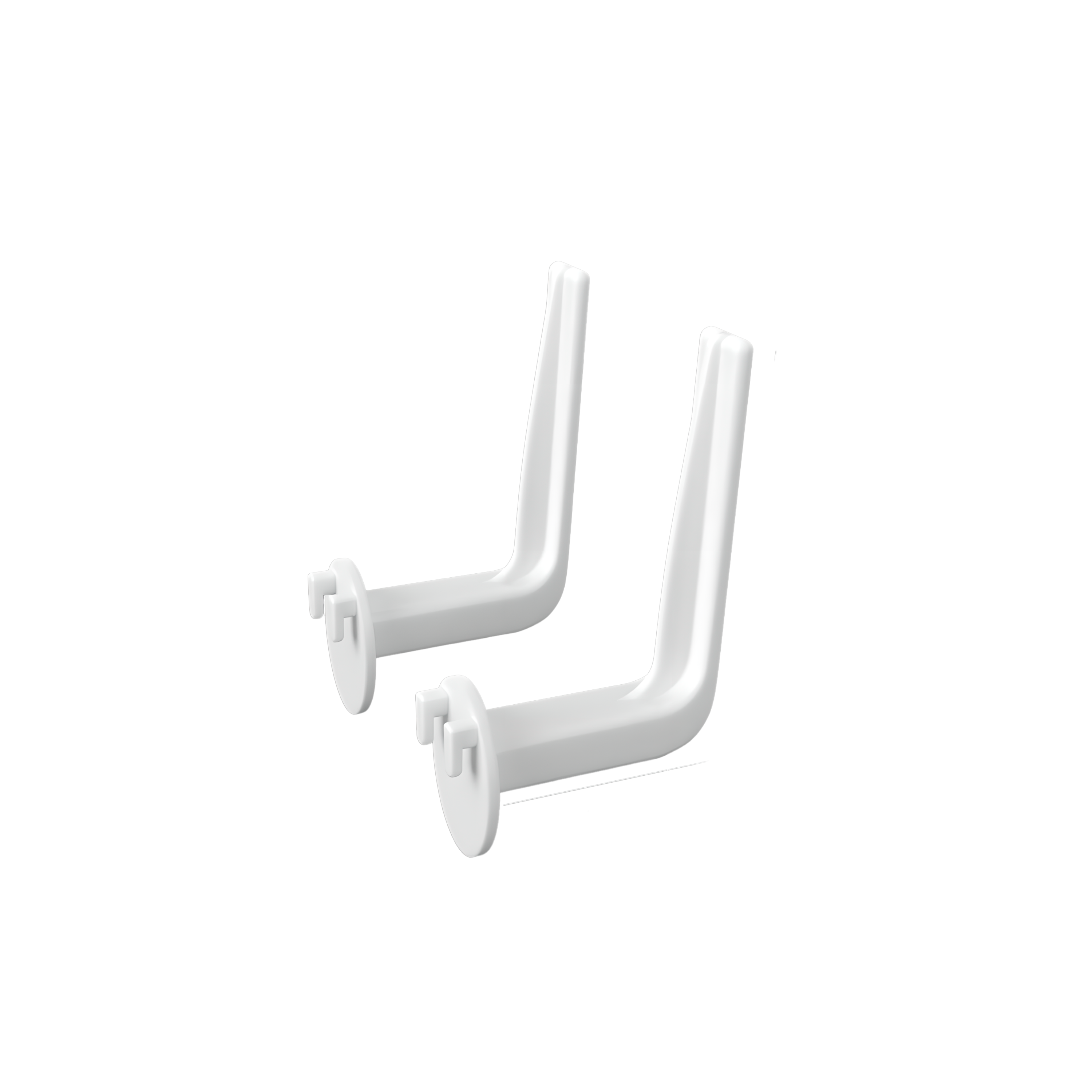 L strong hooks (2 Pieces) White