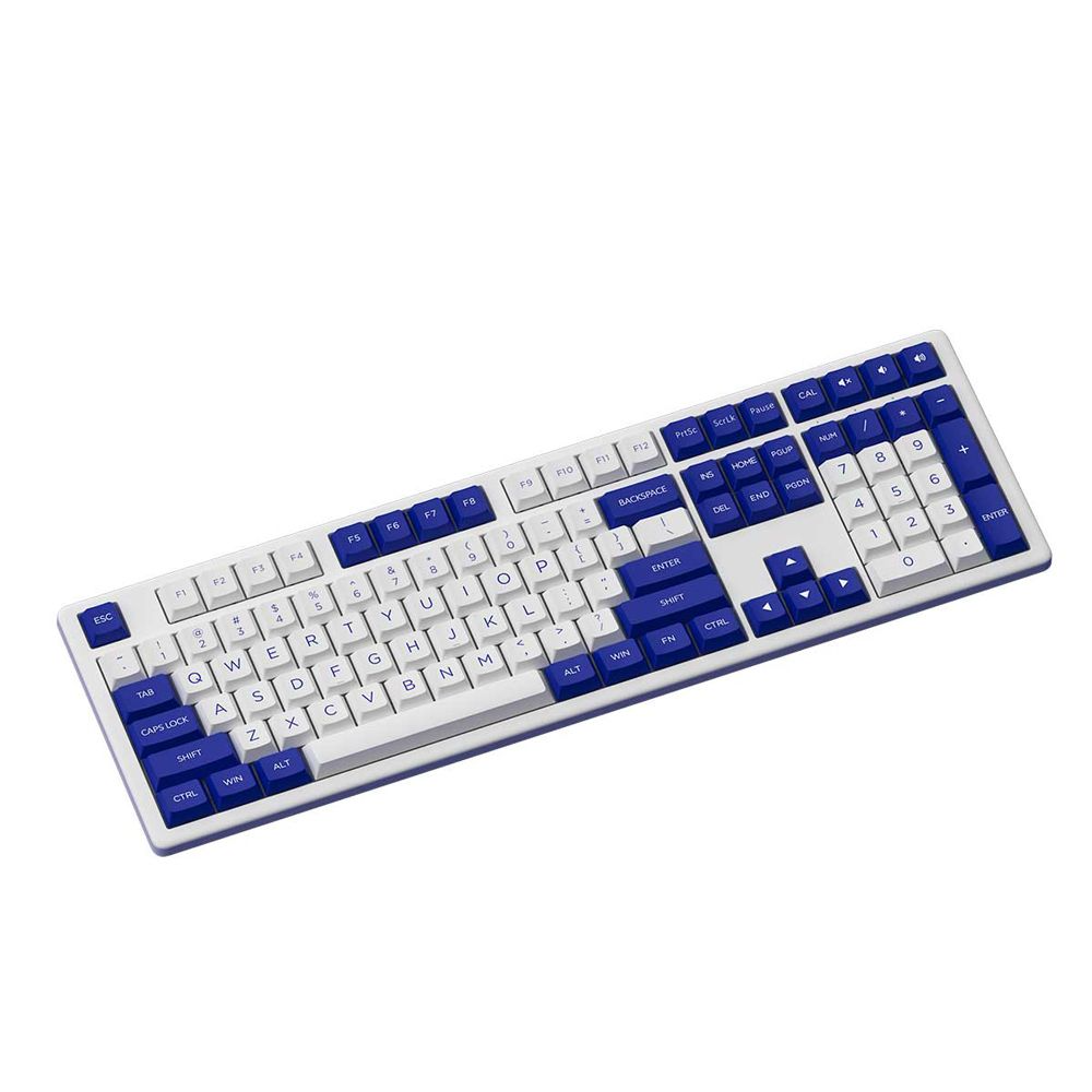 Akko Monsgeek MX108 Wireless Keyboard and Mouse Combo - Blue & White