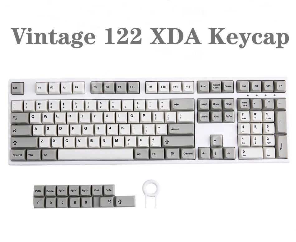 Dye Sub XDA Vintage Keycaps
