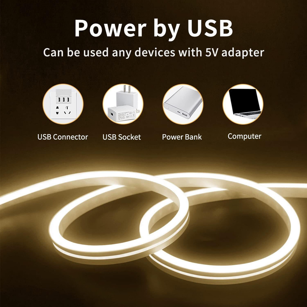 حبل ضوء نيون LED RGB-IC