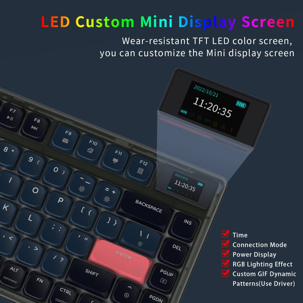 Ajazz AK832PRO Low Profile Keyboard