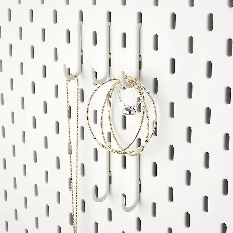 PVC Pegboard Hooks Type-D (5 Pcs)