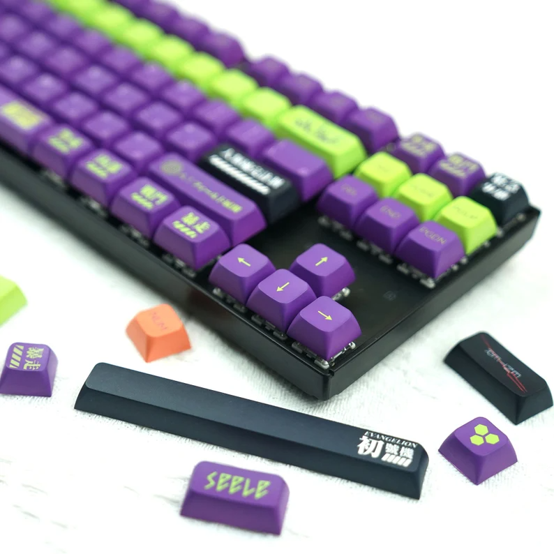 Dye Sub XDA EVA-01 Keycaps