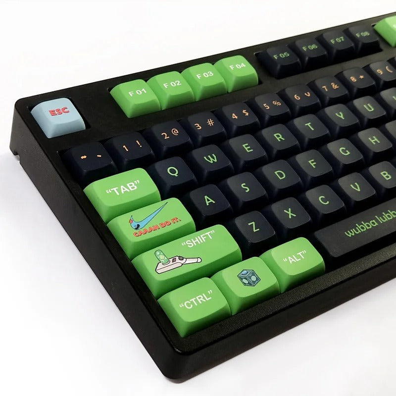 Dye Sub XDA Rick And morty Keycaps
