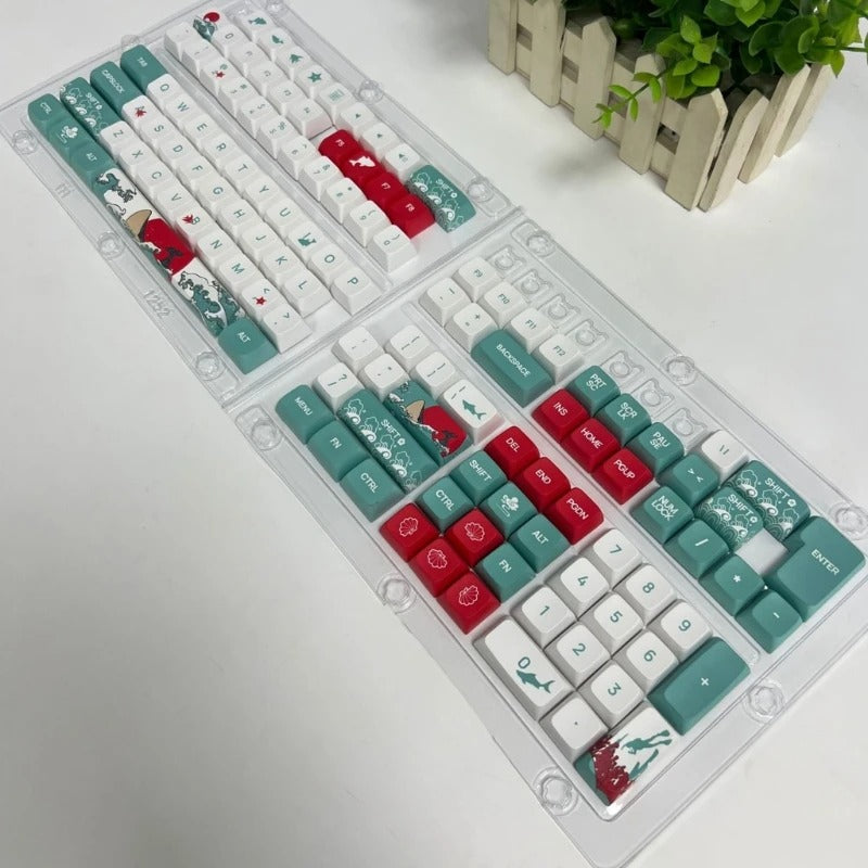 Dye Sub XDA Coral sea Keycaps - Arabic