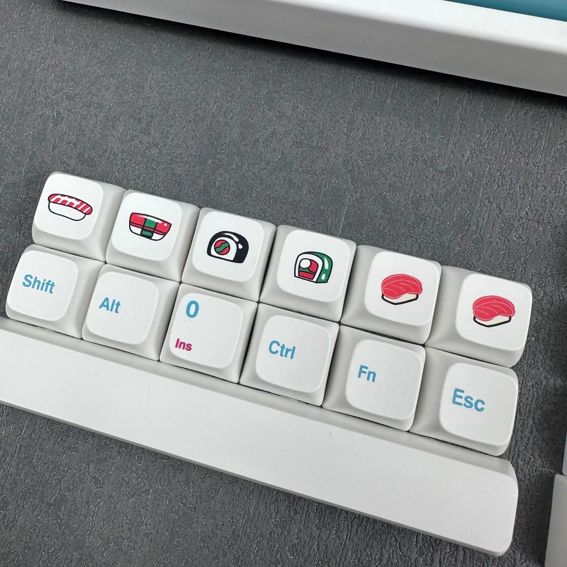 Dye Sub XDA Sushi Keycaps