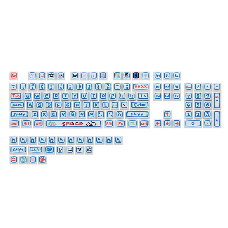 Dye Sub XDA GF Love Keycaps