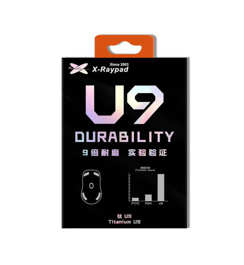 XRAYPAD Titanium U9 (Air/Ultra) Mouse Universal Dots
