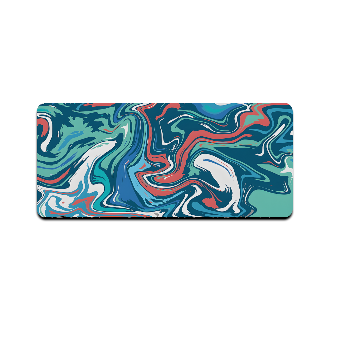 Blue&Red Liquid Mousepad