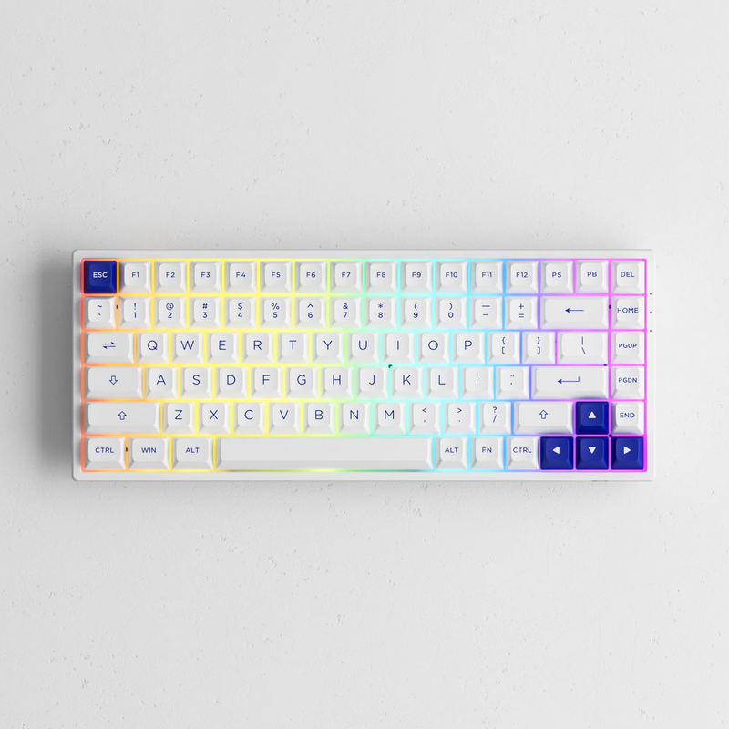 Akko 3084B Plus Blue on White