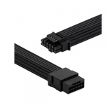 AsiaHorse PCIe 5.0 12VHPWR Sleeved Extension Cable, 16-Pin Male to 16-Pin Female, 180° Connector