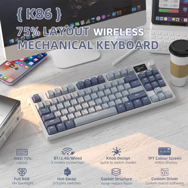 Attack Shark K86 Mechanical Keyboard