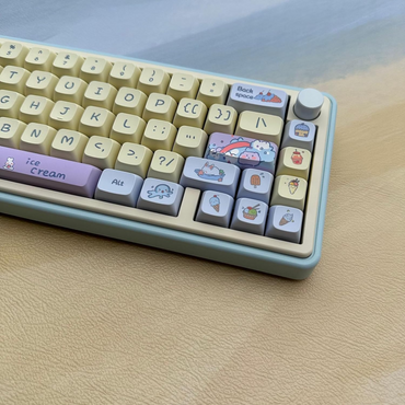 Dye Sub XDA Cartoon Ice Cream Keycaps