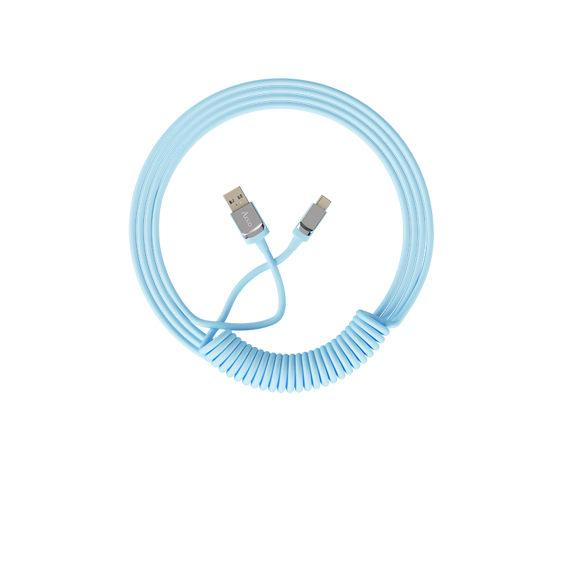 Akko Coiled Cable - Blue