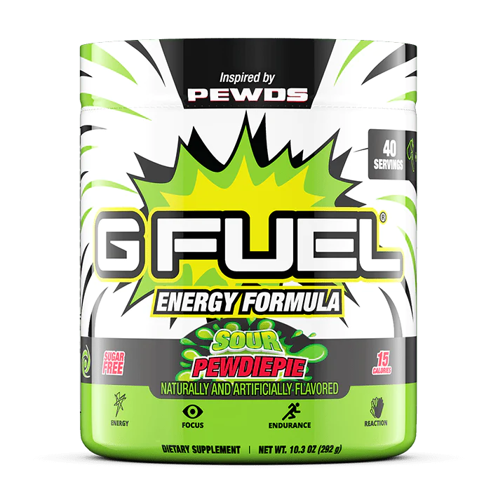 GFUEL Green Sour PewDiePie Tub