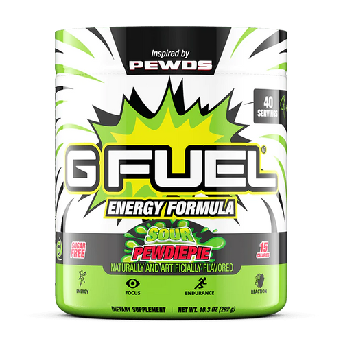 GFUEL Green Sour PewDiePie Tub