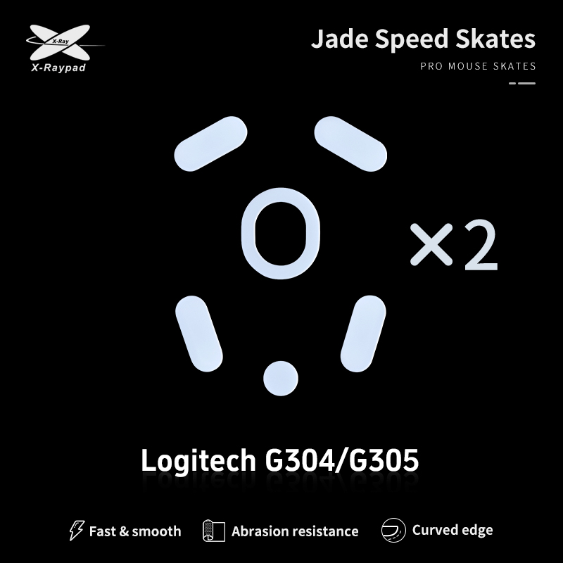 XRAYPAD Jade mouse skates for G304/G305 Lightspeed