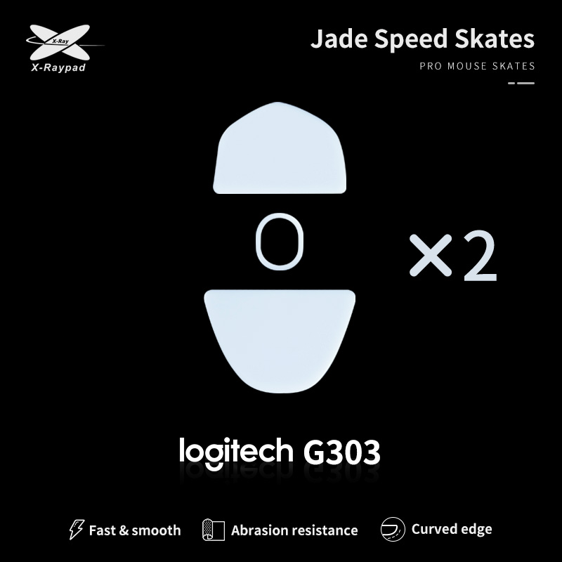 XRAYPAD Jade Skates for Logitech G303