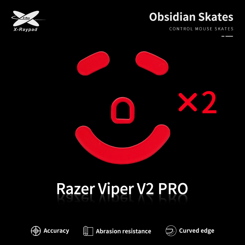 XRAYPAD Obsidian Skates for Razer Viper V2 PRO