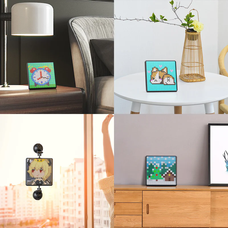 شاشة Divoom Pixoo-Max LED بحجم 32 × 32 بكسل 