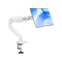 MOUNTUP Freelift Single Monitor Desk Mount for 13''-32'' Monitors MUA8013 White