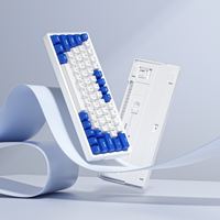 Zifriend ZA63 Pro Wireless keyboard White & Blue