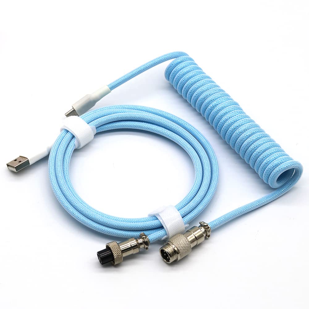 Coiled Cable Blue