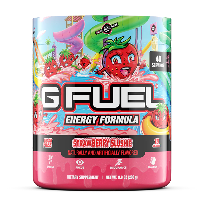 GFUEL STRAWBERRY SLUSHIE REMASTERED Tub – Albashkh