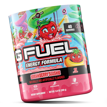 علبة GFUEL STRAWBERRY SLUSHIE REMASTERED 