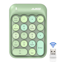 Ajazz AK18  2.4GHz Wireless Numeric Keypad - Green