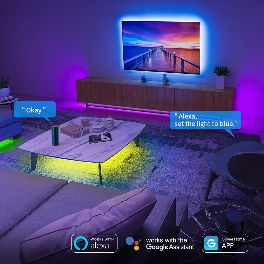 Govee Wi-Fi RGB LED Strip Lights (5M × 2 Rolls)