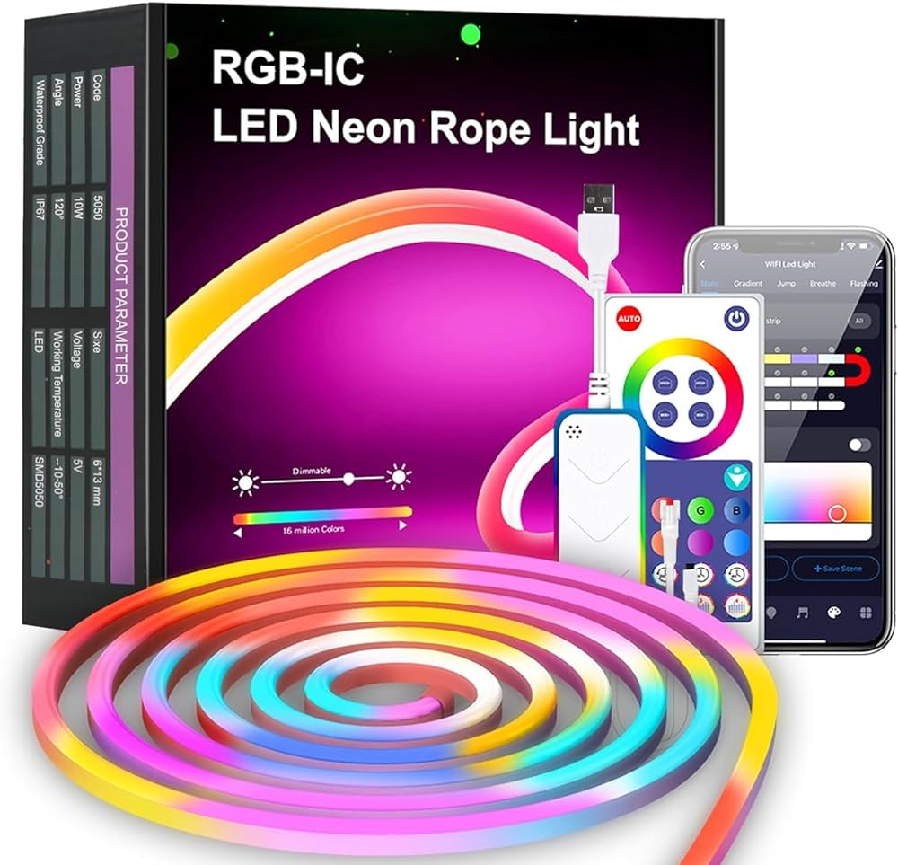 RGB-IC LED Neon Rope Light