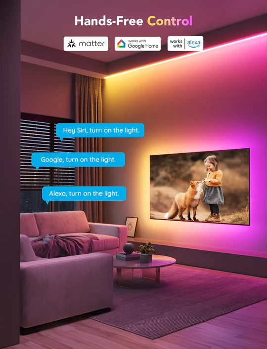 شريط إضاءة LED من Govee M1 متوافق مع Matter (2 متر) 