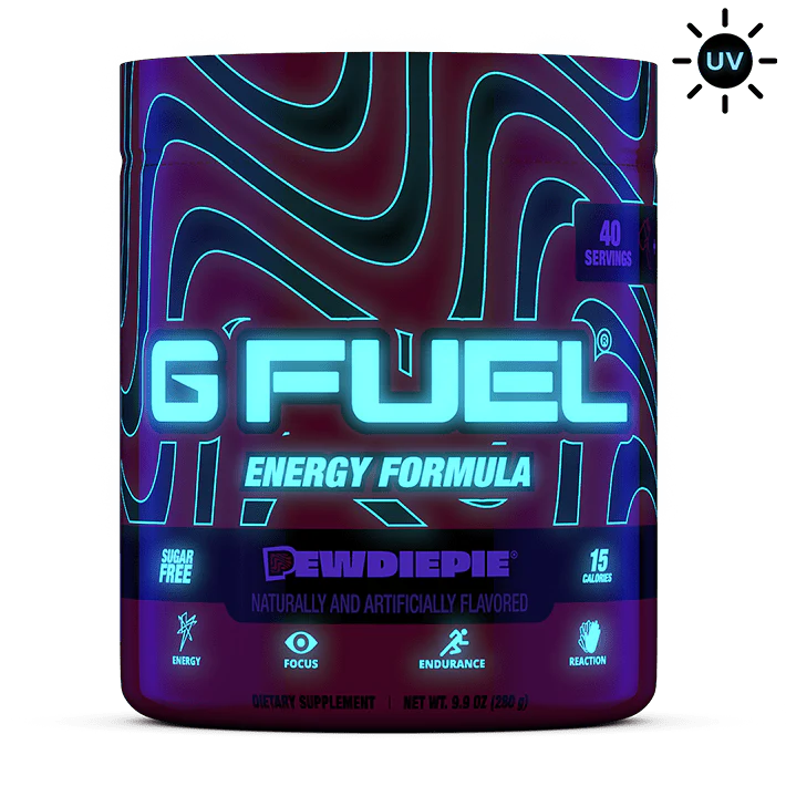 GFUEL PewDiePie Black Light Edition Tub
